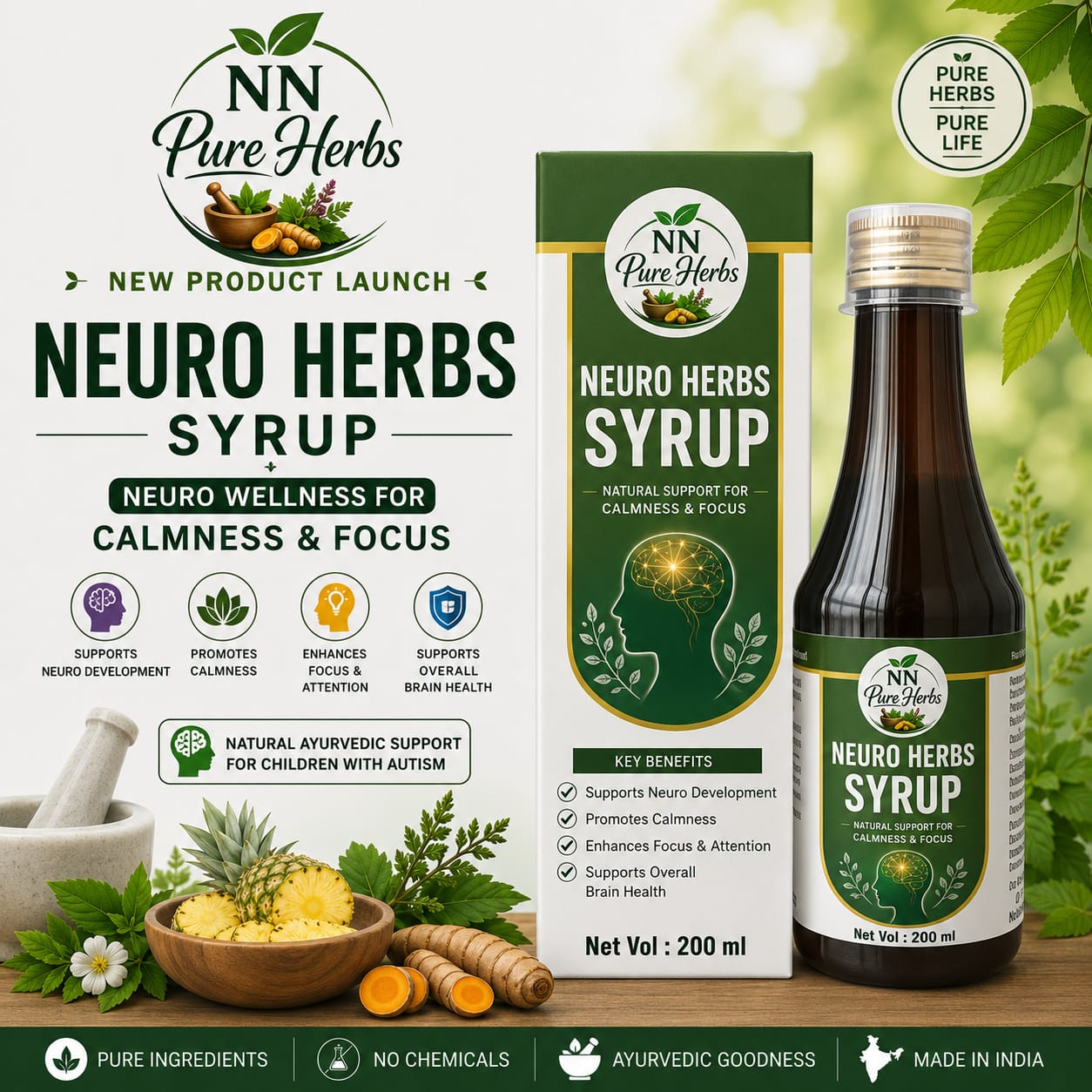 NN Pure Herbs Neuro Herbs Syrup